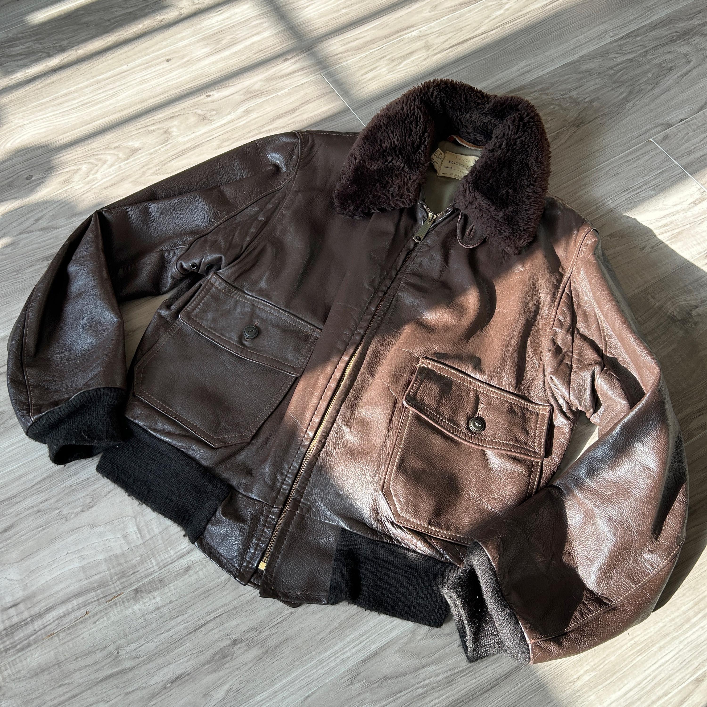 Schott Bomber Jacket - Etsy Schott Bomber Jacket - Etsy
