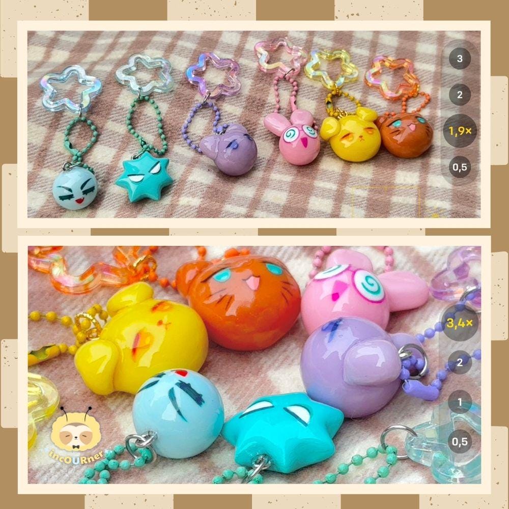 Keychain Mizi and Sua (alien Stage) - Etsy
