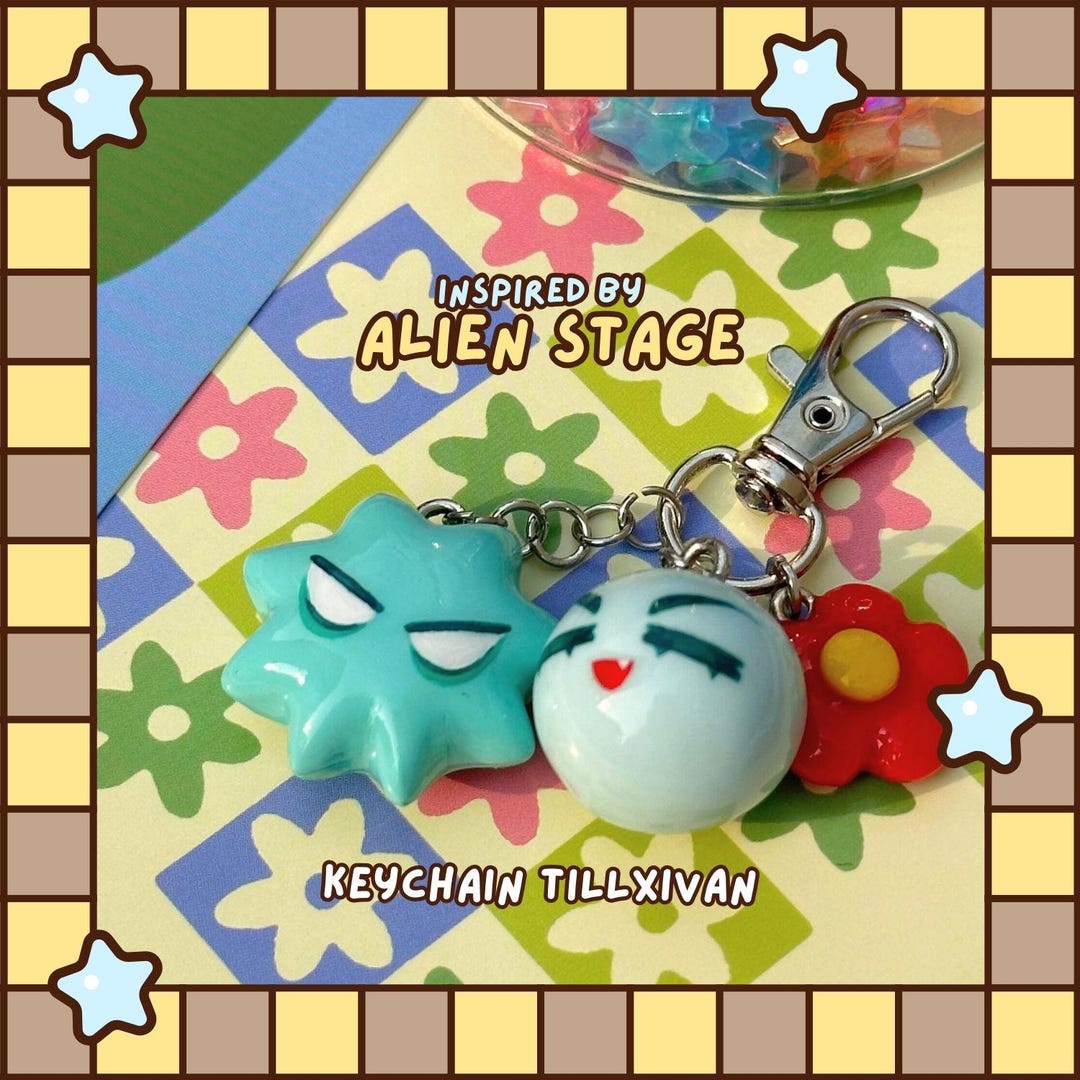 キーホルダー イヴァン＆ティル（エイリアンステージ） - Etsy 日本