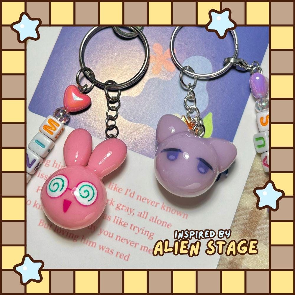 キーホルダー ミジ＆スア（エイリアンステージ） - Etsy 日本
