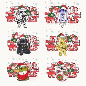Star Wars Family Christmas Png, Christmas Galaxy Png, Galaxy&#39;s Edge Holiday Png, Christmas 2025 Gift, Christmas Sublimation Design