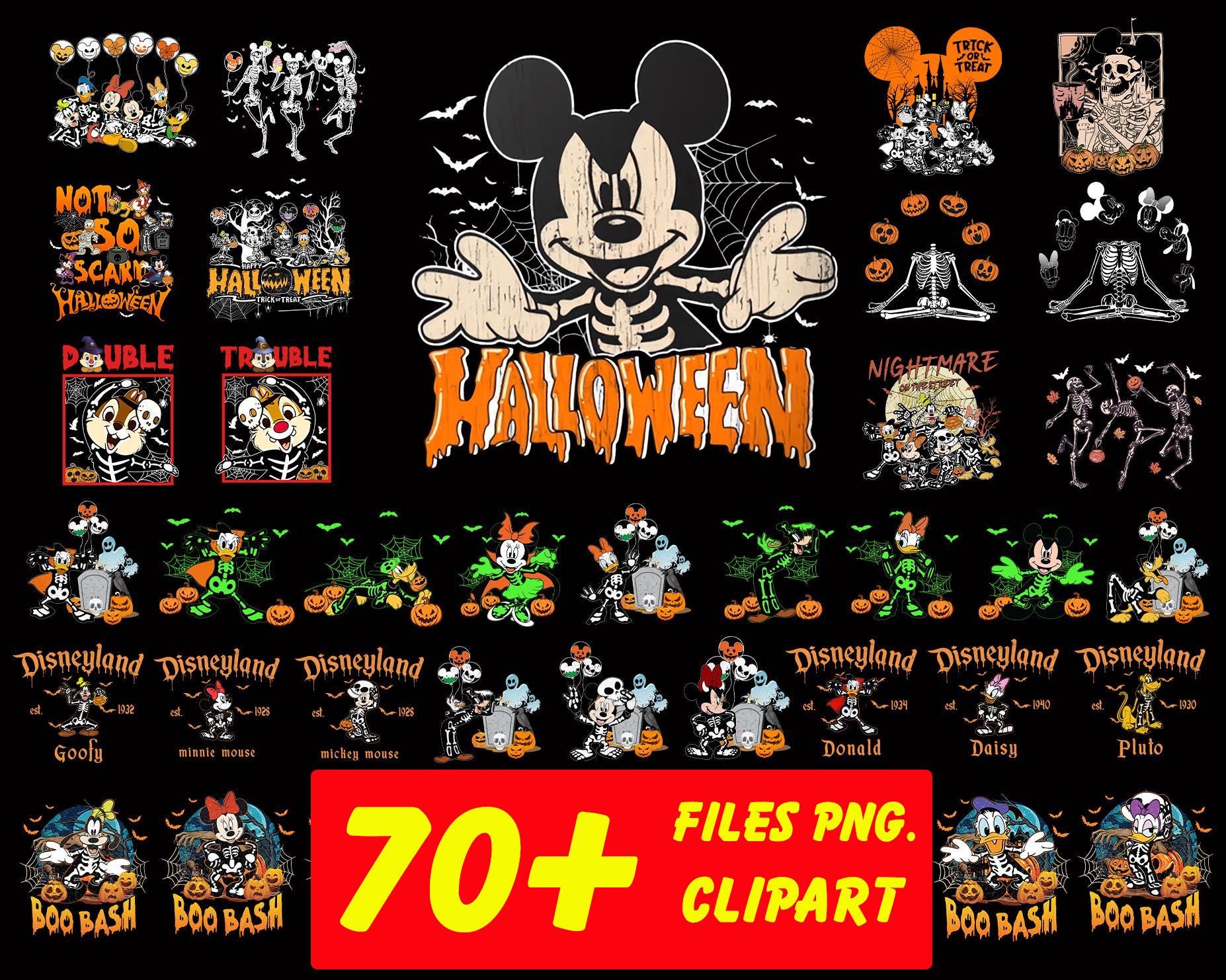 70+ Di.sney Skeleton Png Bundle, Di.sney Halloween Png, Mouse And Friends Halloween Png, Skeleton Halloween, Trick Or Treat, Spooky Season