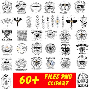 60+ Basgiath War College Bundle PNG, Fourth Wing PNG Clipart, Xaden Riorson Png, Dragon Rider, Iron Flame Png, Bookish, The Empyrean Series