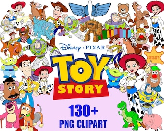 130+ Toy Story PNG-Bundle, Toy Story Geburtstag Png, Toy Story Clipart, Disney Familie Png, Woody Jessie Buzz Hamam Rex, Zeichentrickfigur