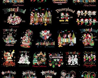 35 Di.sneyland Christmas Png Bundle, Christmas Mouse And Friends Png, Holiday Season Png, Family Xmas Tee, Di.sneyland T-shirt Design
