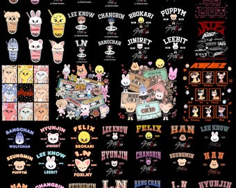 80+ Cute Stray Kids Bundle PNG, Kpop Stray Kids Png, Stray Kids Skzoo Characters, Kpop Group Png, Stray Kids World Tour Png, Kpop Fan Gift