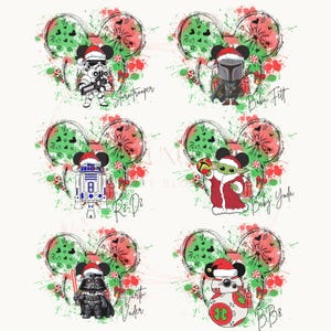 Star Wars Watercolor Christmas Png, Christmas Galaxy Png, Galaxy&#39;s Edge Holiday Png, Family Xmas Png, Christmas Clipart