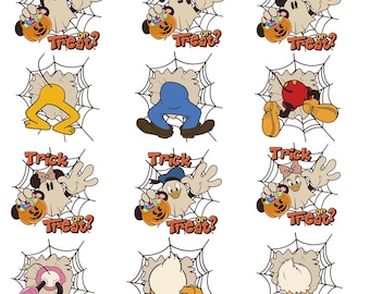 Di.sney Trick or Treat Png, Mouse and Friends Di.sney Halloween 2025 Png, Spooky Season Png, Trendy Halloween Png, Halloween Family Tee