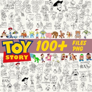 100+ Toy Story PNG Bundle, Woody Png, Buzz Lightyear Png, Dis.ney Family Png, Dis.neyworld Png, Di.sney Toy Story Clipart Bundle