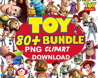 80+ Toy Story Cliparts PNG Bundle, Disney Toy Story Png, Buzz Lightjahre Png, Jessy Woody Png, Toy Story Geburtstag Png, Toy Story Land Png