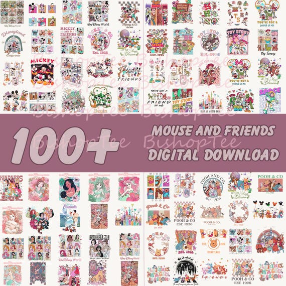 100+ Disney Png Bundle, Mickey and Friends Png, Toy Story Png, Pooh and Friends Png, Disney Princess Png, Family Trip Png, Disneyworld Png