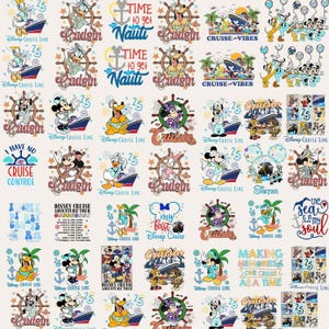 30+  Di.sney Family Cruise 2025 Png Clipart, Mouse and Friends Cruise Trip 2025 Png, Family Vacation 2025 Png, Disneyworld Png,Gift for Kids