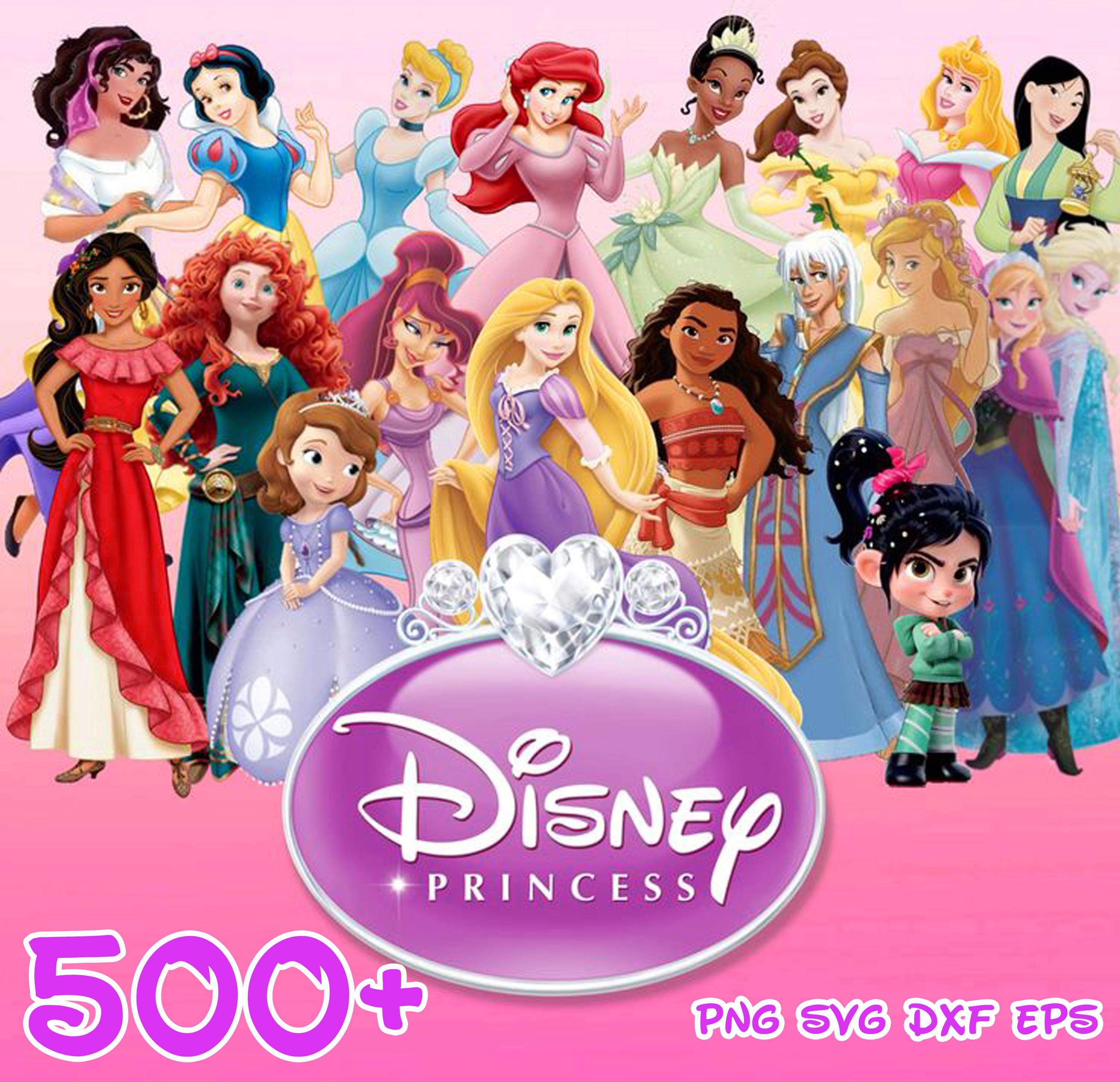 Di.sney Princess Png Svg Dxf Eps, Di.sney Princess All Characters ...