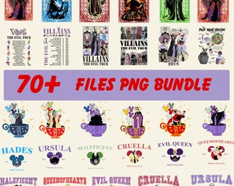 70+ Disney Villains Png Bundle, Bad Witches Club Png, Disney Girls Trip, Halloween Villains Png, Trick Or Treat Png, Disneyworld Png