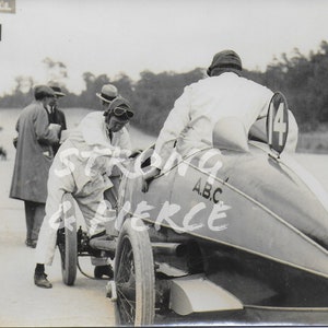 Digital Download Photo From Original, Eric Camplbell, Motor Racing, Racing Driver, ABC, Motor Sports, Brooklands, Racing History
