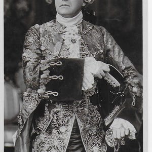 Carte postale vintage, arbre Herbert Beerbohm, acteur, coup de coeur, star de théâtre