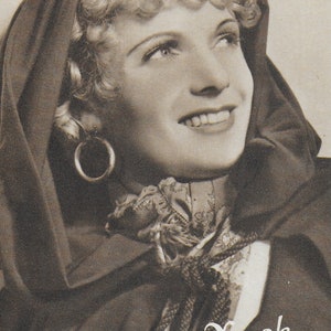 carte postale vintage Actrice Anna Neagle, Star de cinéma, Actrice, Hollywood, Photogravure