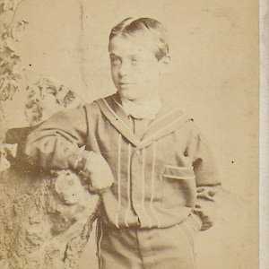 Viktorian CDV, Schuljunge, Schuluniform, Eton, Public School, Hills & Saunders