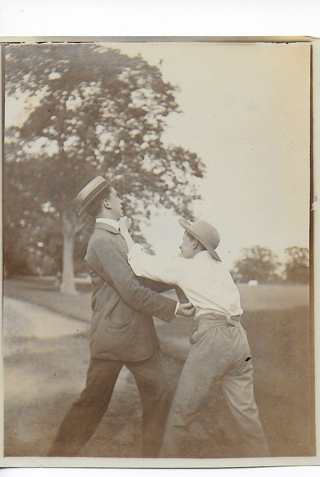 Digital Photo, Download, Edwardian Photo, Boys Fighting, Fisty Cuffs