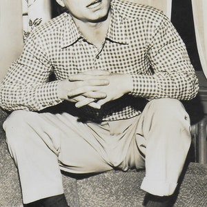 RPPC, Guy Mitchell  Actor, Heart Throb, Film Star, Hollywood, Golden Age, Cinema