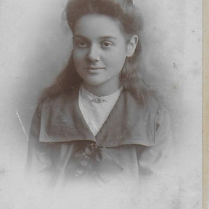 Victoriaanse CDV-tienermeisje, Lovely Hair, We Wright, Londen