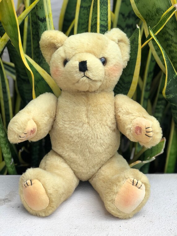 light brown stuffed bear