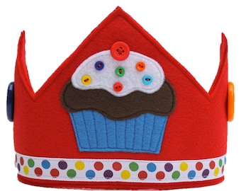 Birthday Cupcake Crown