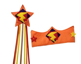 Super Hero Wand and Crown Set