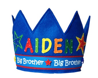 Big Brother Crown - Personalized / Custom Version