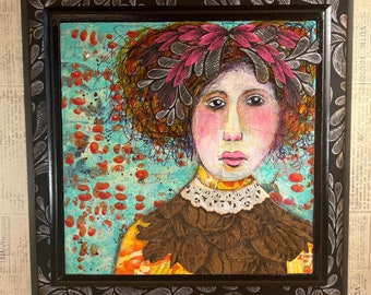 ORIGINAL -Mixed Media Painting - Great Expectations