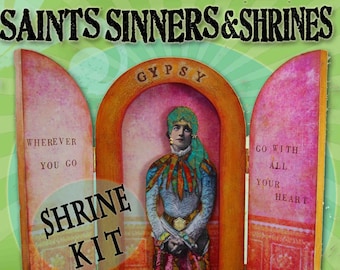 Two For One Sale - CURVED SHRINE Kit -   Saints, Sinners & Shrines - Alternatives to Honoring the Divine Within