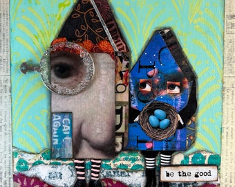 Original Mixed Media Painting - Be the Good