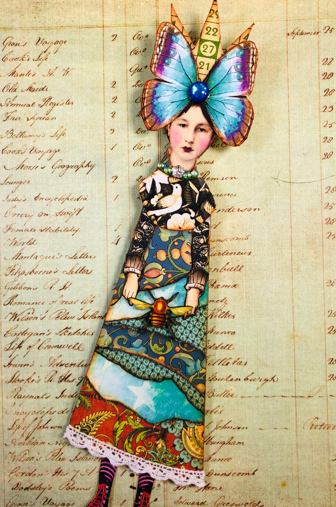 Precious Poppets Paper Art Dolls Etsy