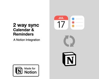 Dwukierunkowa synchronizacja Kalendarza/Przypomnień Apple [integracja Notion]