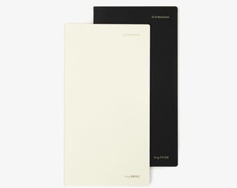 Quaderno Tomoe River Paper TN Regular N1 a quadretti da 5 mm (96 pagine, crema, nero)
