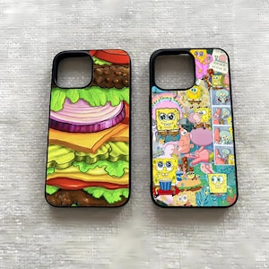Sponge bob  Case Phone Case iPhone 16 Case Samsung S25 Case Google Case LG Case HTC Case