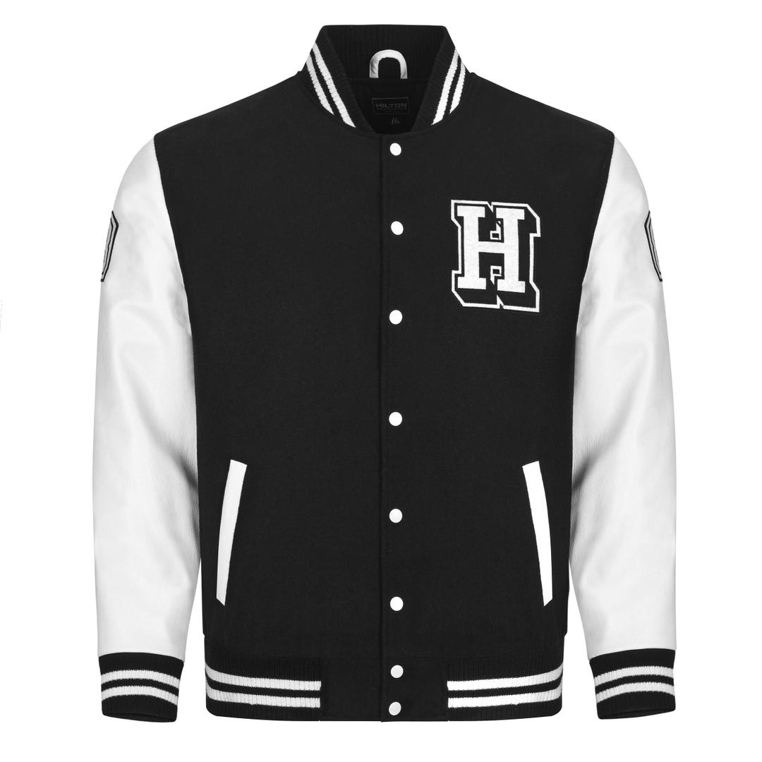 ジャケット・アウター H Logo Varsity Jacket S Personalized Varsity Jacket: Embroidered Letterman Bomber, Unisex