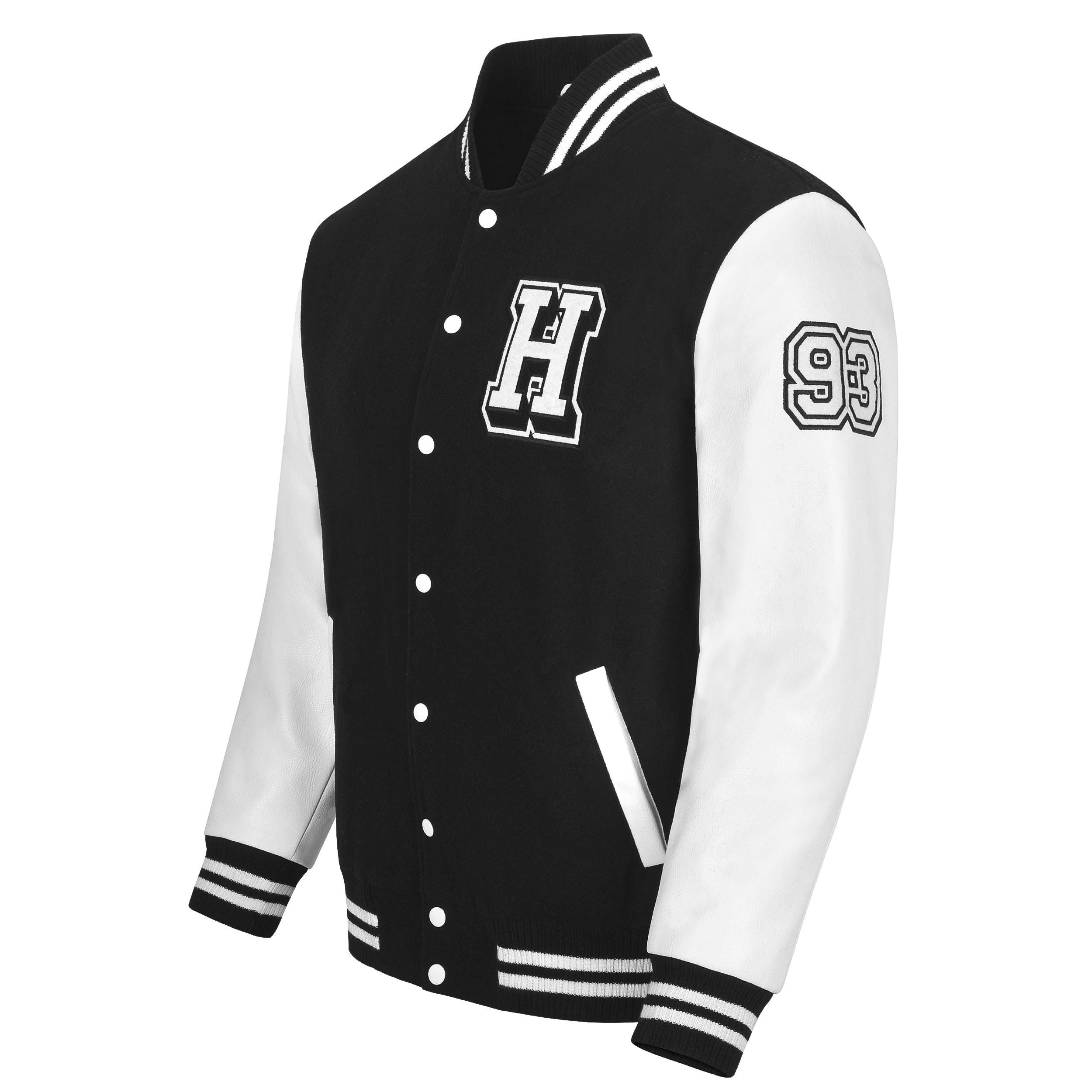 ジャケット・アウター H Logo Varsity Jacket S Personalized Varsity Jacket: Embroidered Letterman Bomber, Unisex