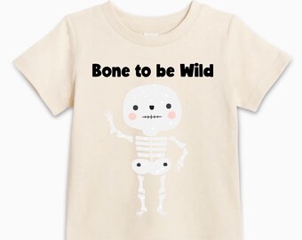 Skeleton Toddler Halloween Shirt: Spooky Graphic Tee for Kids