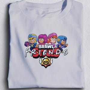 Brawl Stars Friends Themed Shirt, Gamer Shirt for Boys or Girls, Brawl Stars Fan Gift, Brawler Birthday Gift, Brawl Stars Merch