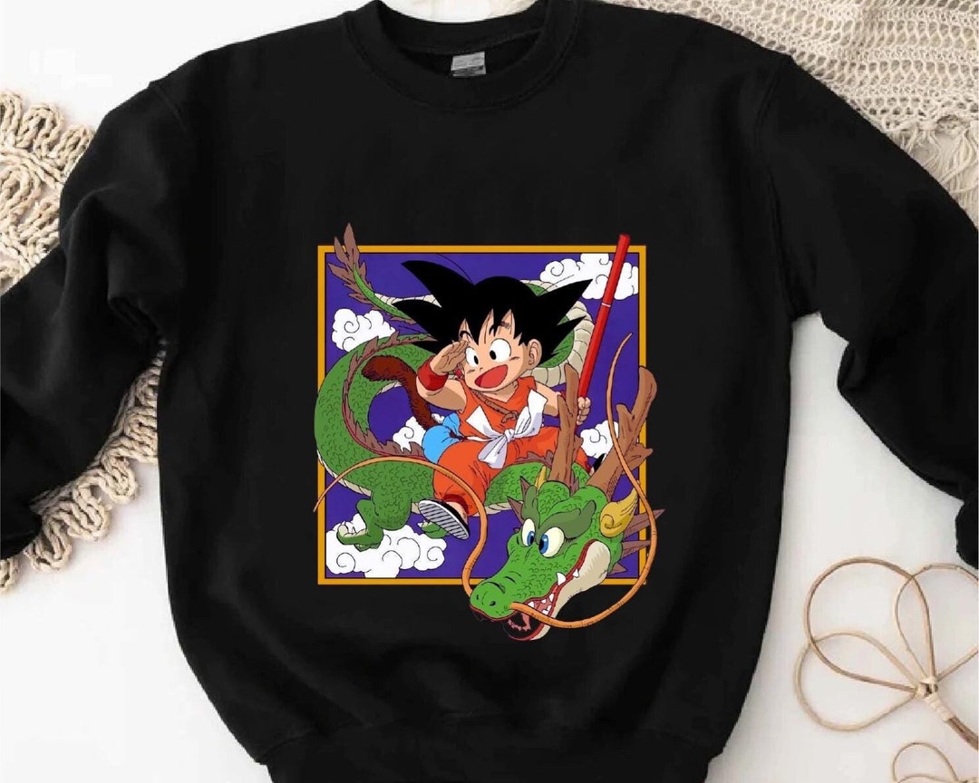 Sweat à Capuche Garçon Dragon Ball Z - Sweatshirt Officiel Goku Enfant Pour Fans DBZ