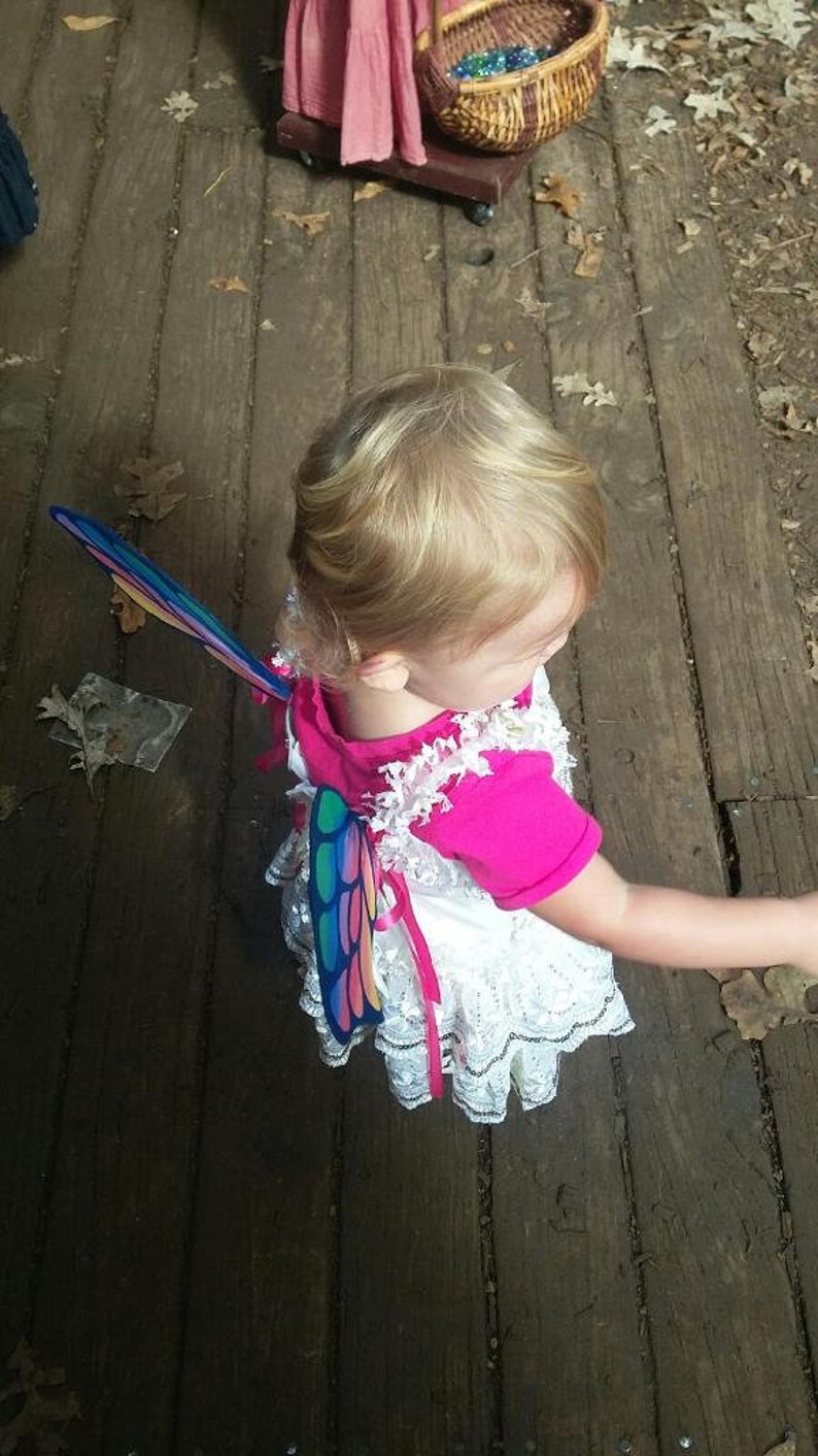 Mini Apple Green /& Emerald with Dark Green Fairy Wingalings Costume Fairy Wings