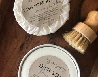 Solid Dish Soap | All-Natural Handmade Zero-Waste Refillable