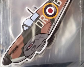 Spitfire Baby Plane Sticker