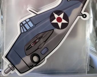 F4F Wildcat Fighter Baby Plane Sticker
