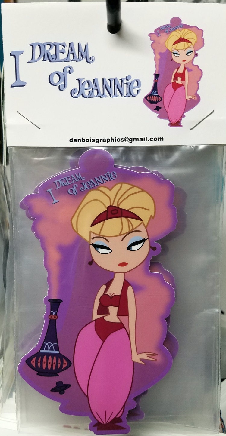 I Dream of Jeannie Vinyl Sticker - Etsy I Dream of Jeannie Vinyl Sticker - Etsy