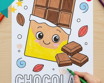 Sweets & Bakery Coloring Book: 15 Fun Dessert Pages (PDF)
