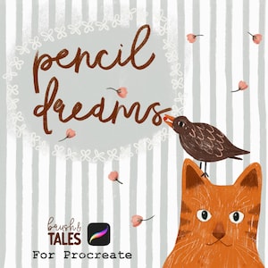 Pencil Dreams Procreate Brush Pack: Strukturiert, Handgezeichnet (Digitaler Download)