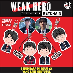 weak hero class keychain fanmade choi hyun wook park jihoon keychain fanart kdrama