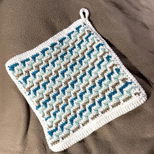 Colorful cotton pot holder